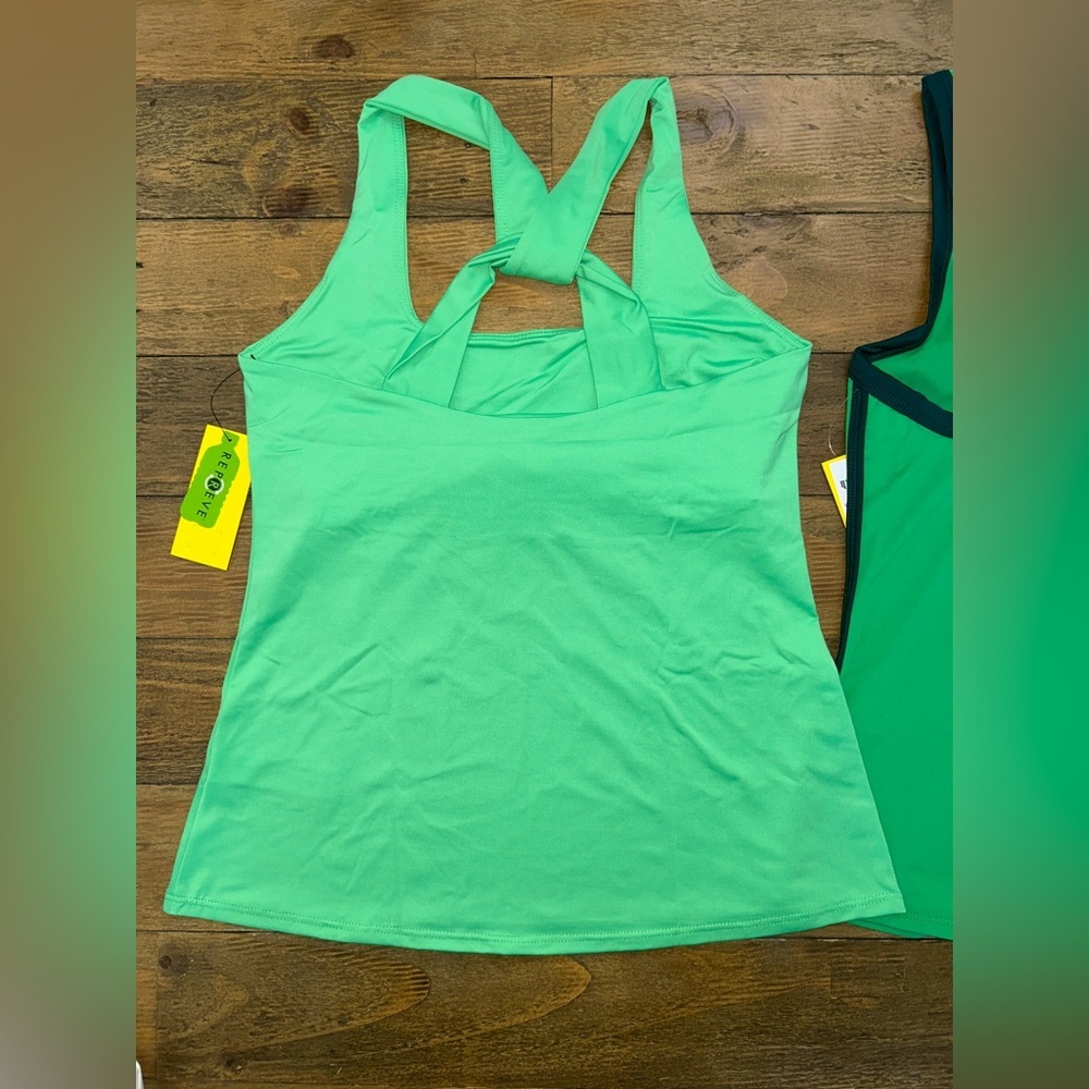 EleVen by Venus Williams Set of 2 Green sport tanks and and White tennis skort S - Picture 9 of 16